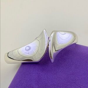 💛 Elegant Robert Lee Moris Silver Cuff Bracelet